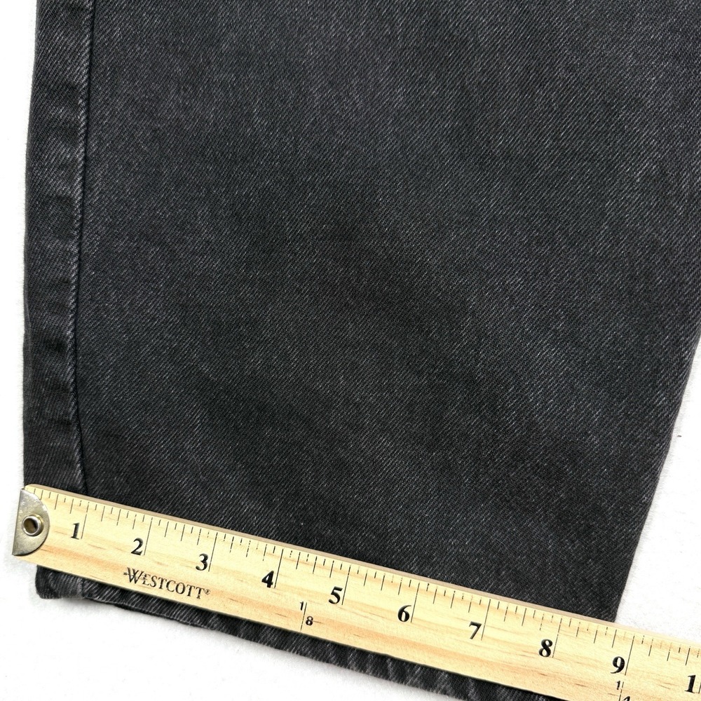 Levis Jeans Womens 31 Baggy Dad Wide Leg BIG E Premium Denim Relaxed Fit Black - Picture 13 of 15